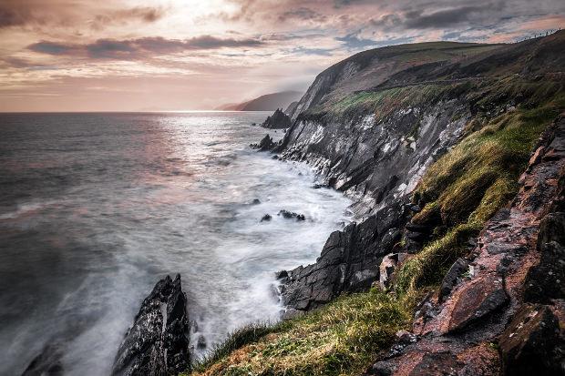 Rugged landscape by the sea
