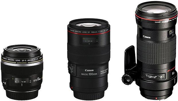 Canon macro lenses