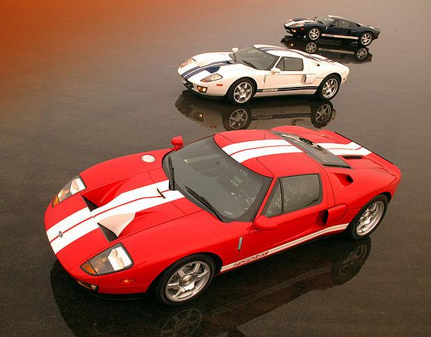 Three Ford GTs