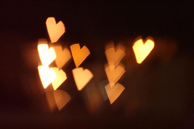 Heart bokeh