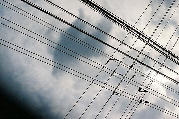 Intersecting phone wires