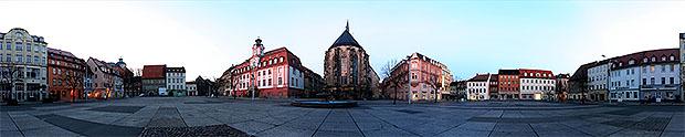 Panorama of Marktplatz, Halle