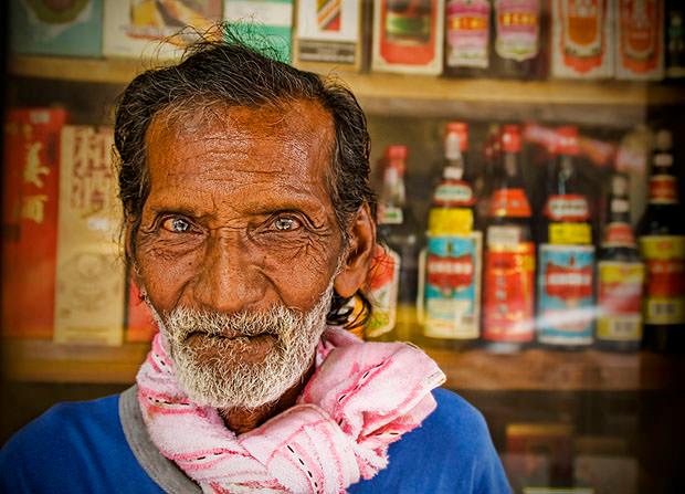 Portrait of a Malaysian man