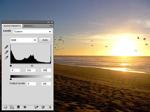 Adjusting the highlights