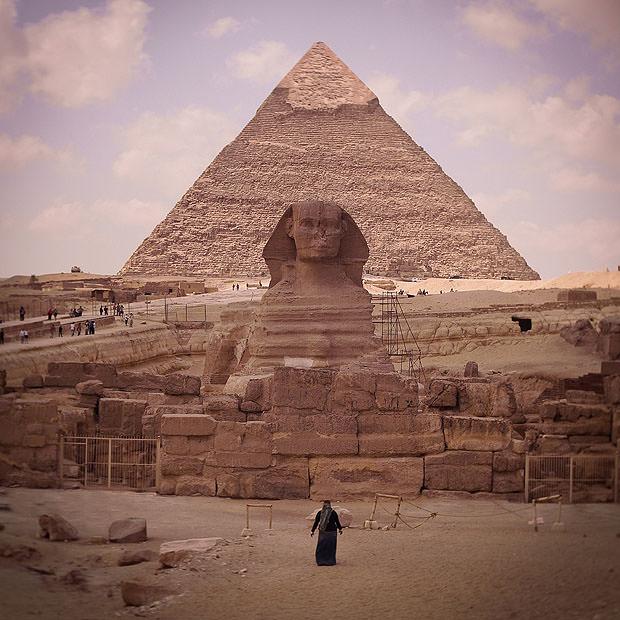 Pyramid and Sphinx