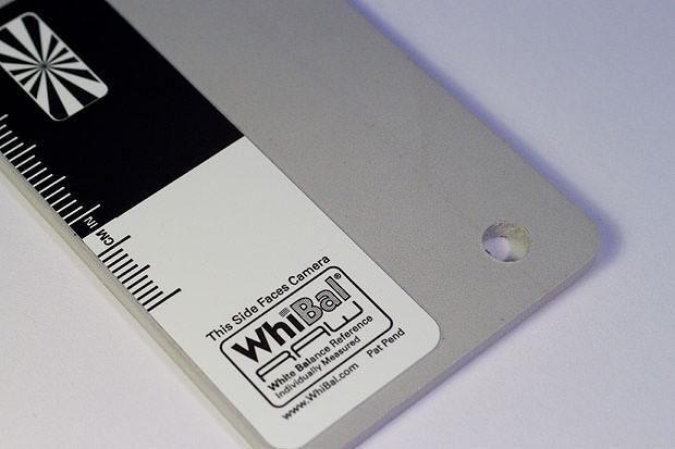 WhiBal white balance card